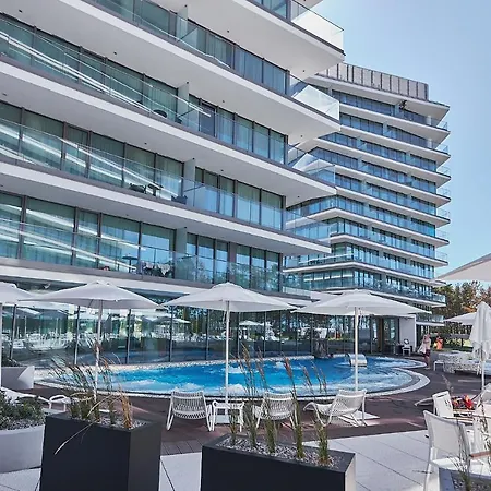 Wave Panorama Apartment - Sea View&Spa Мендзиздроє Екстер'єр фото