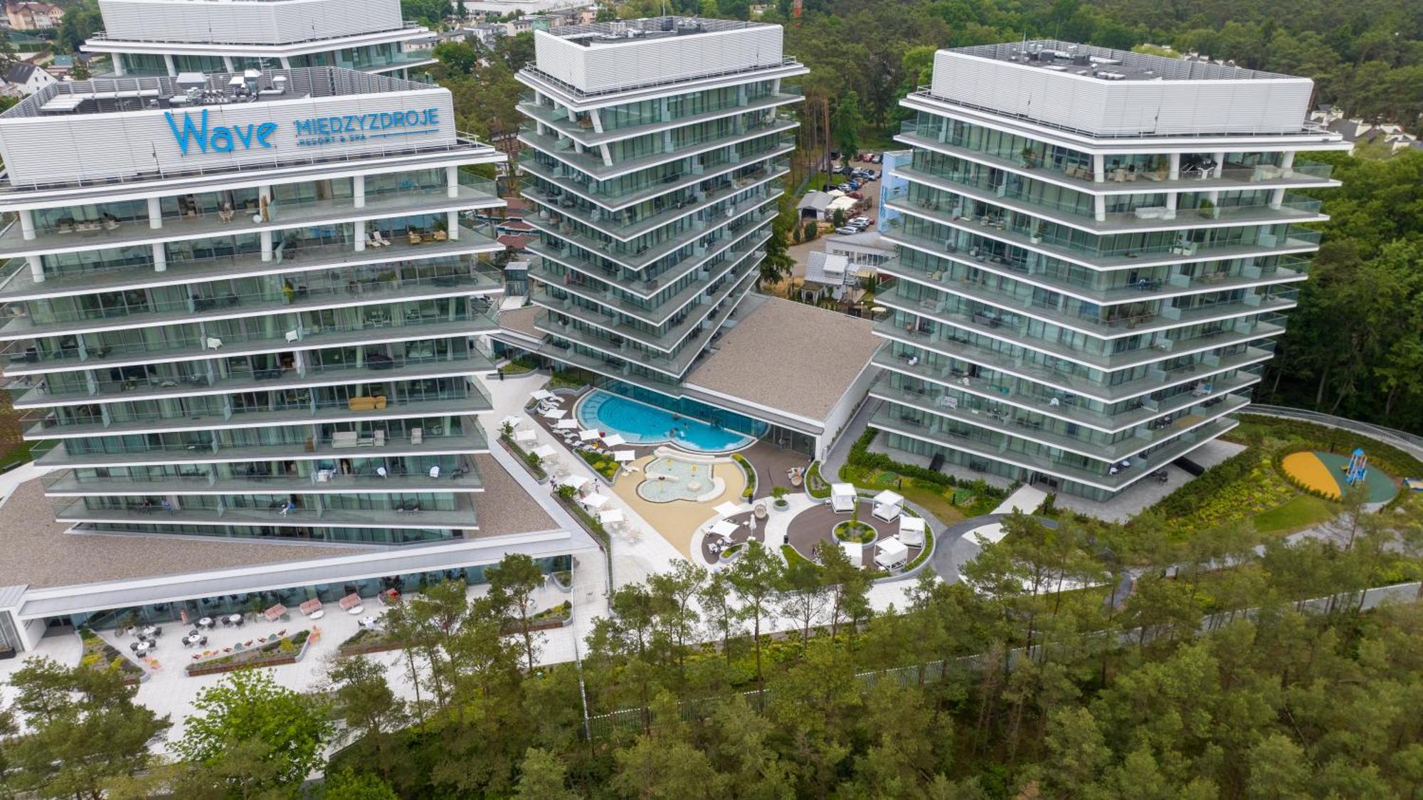 Wave Panorama - Sea View&spa Мендзиздроє